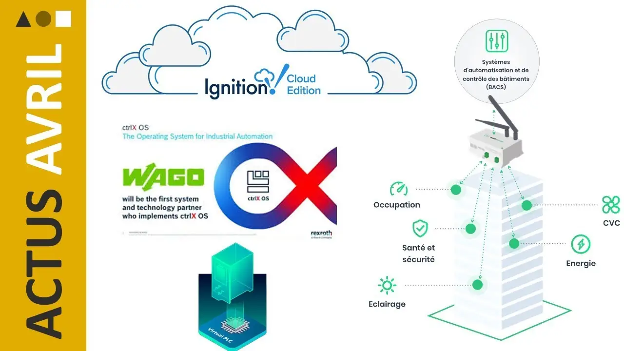 Actus n°1 - Ignition Cloud, Décret BACS, CtrlX Core, Virtual PLC